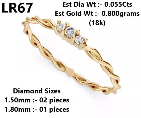 Lightweight Diamond Ring