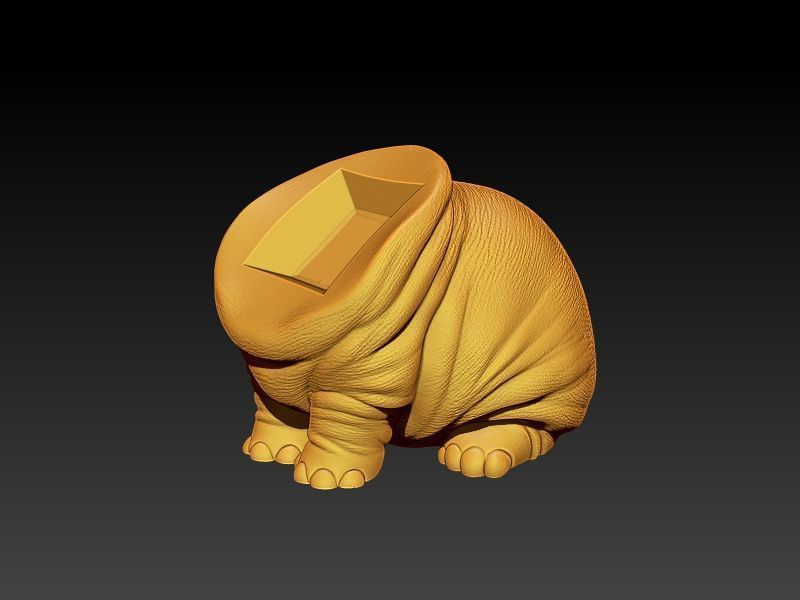 Kawaii Baby Hippo 3D print model_5