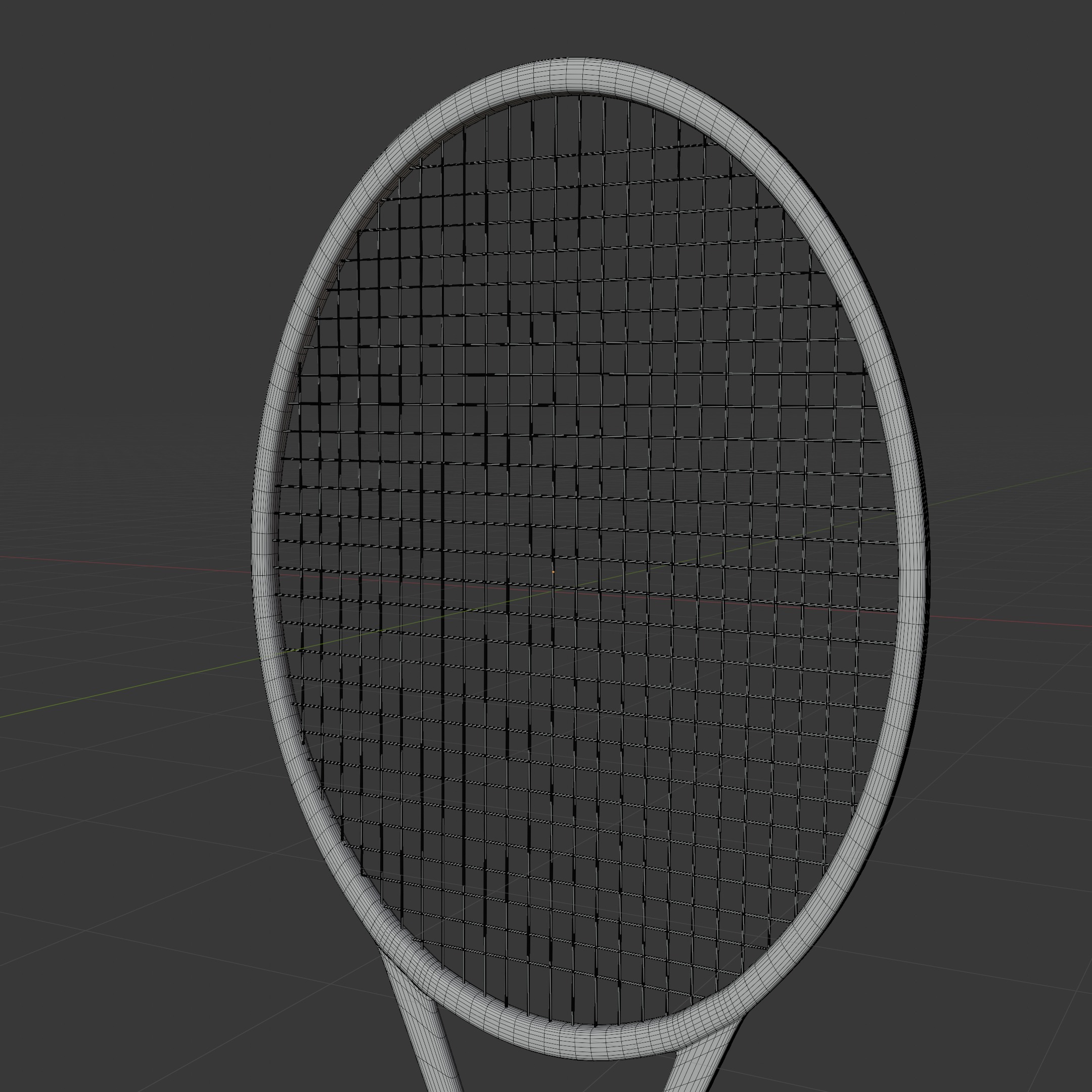tennis racket 3D model_5
