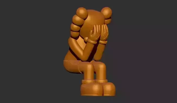 KAWS Companion  Passing Through  3D  Printable model