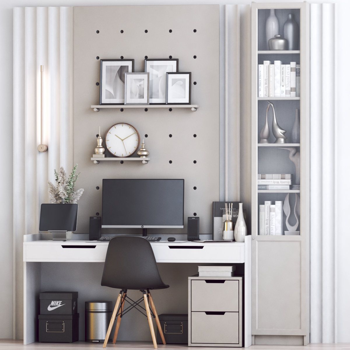 Furniture composition 20 3D model_4