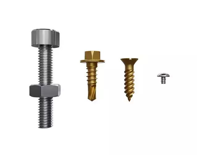 Screw nut 3D model