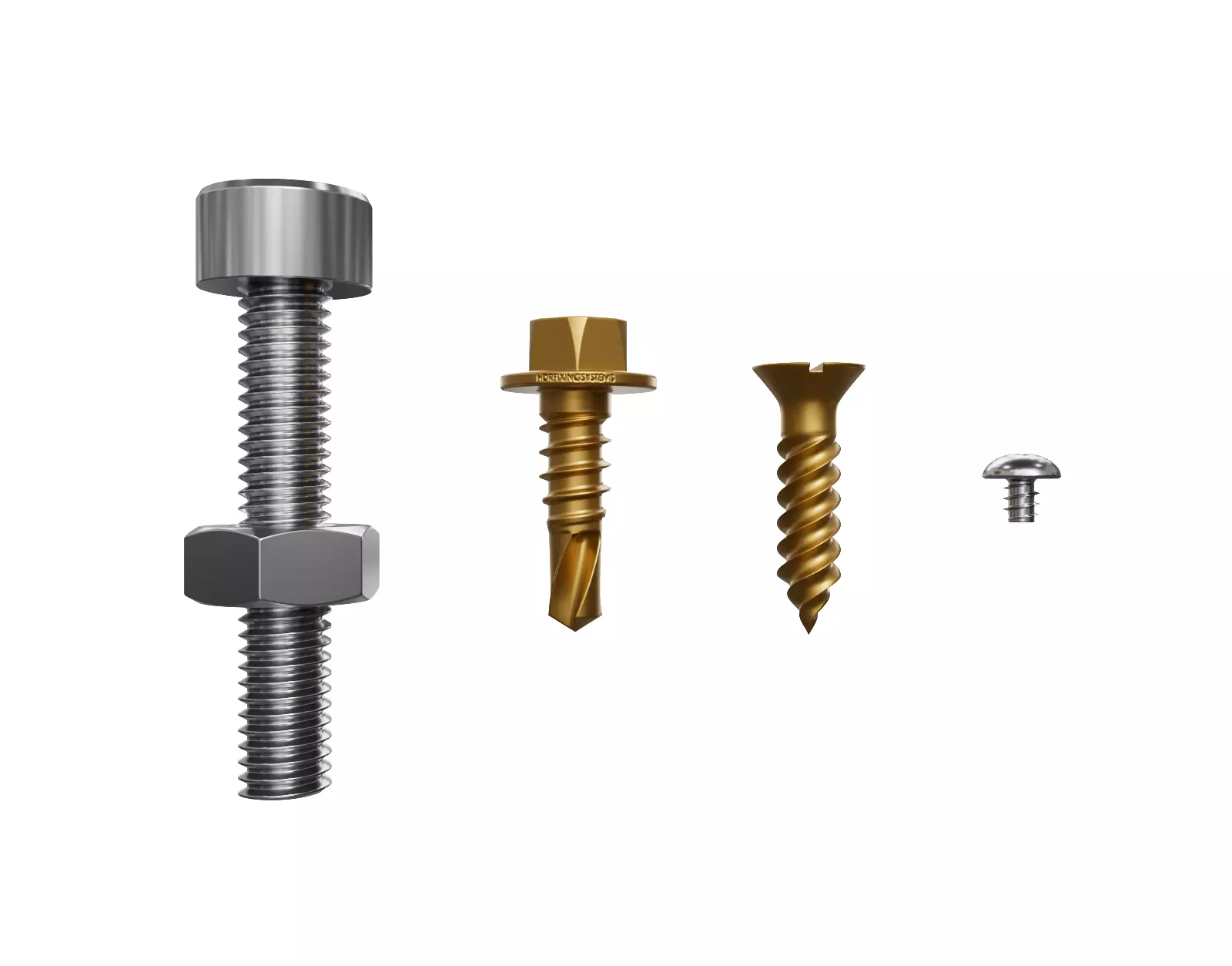 Screw nut 3D model_0