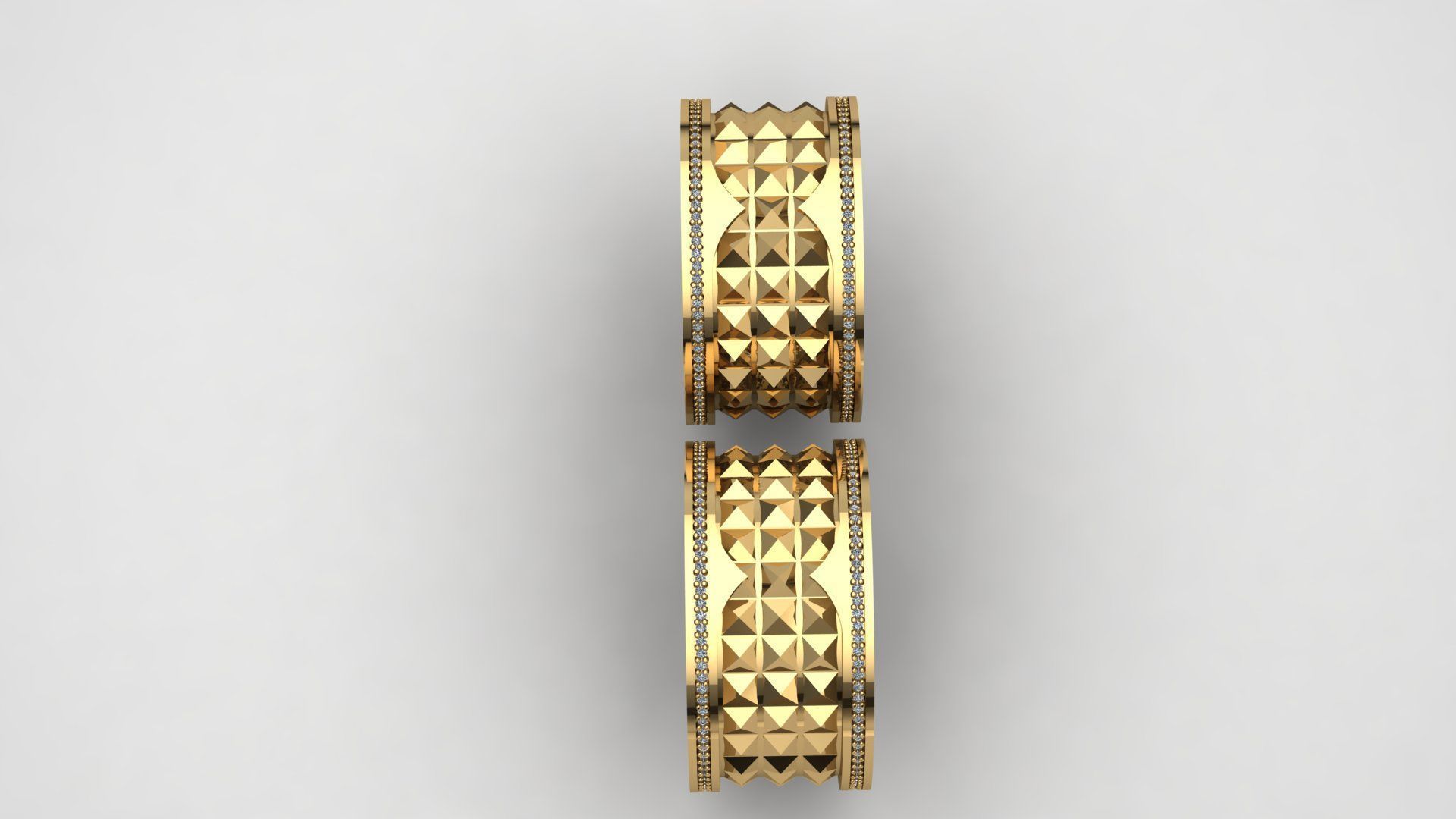 Bvlgary Ring 3D print model_9