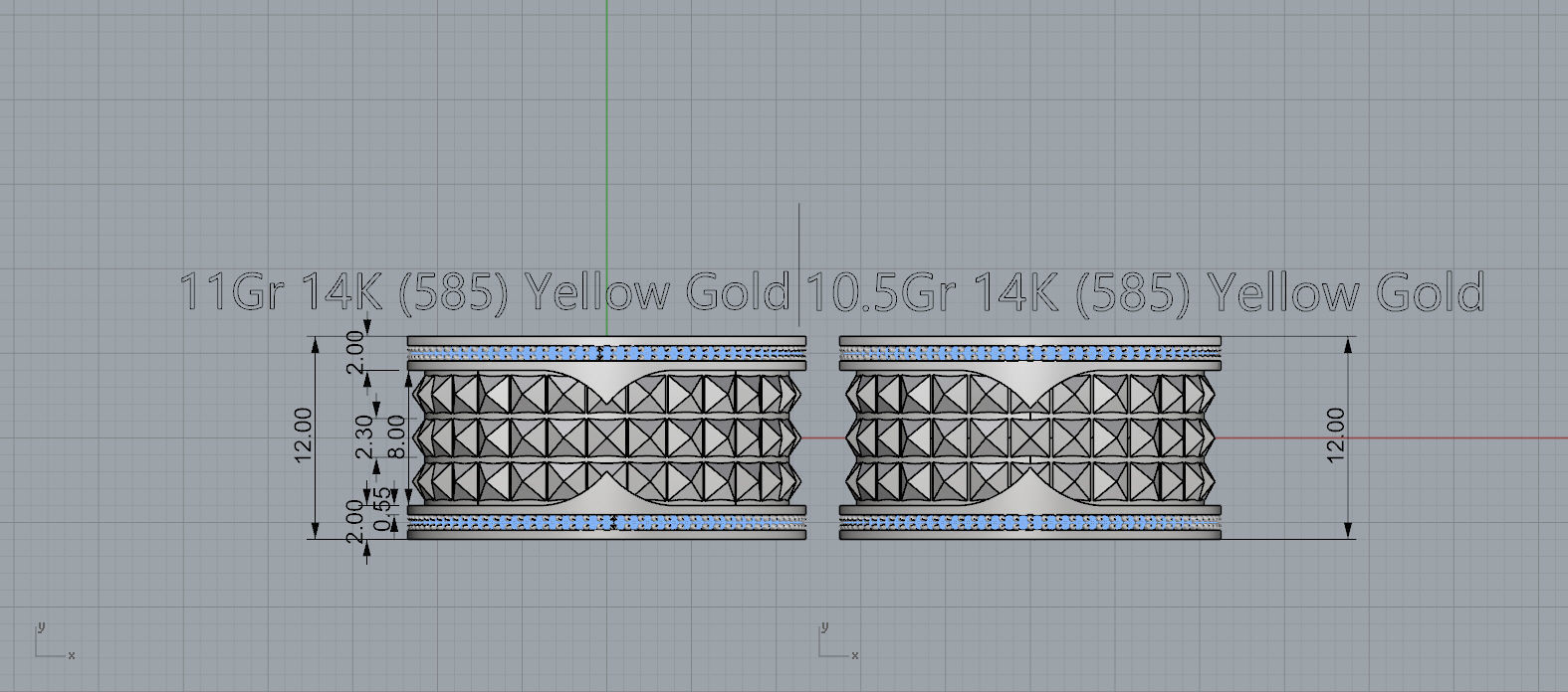 Bvlgary Ring 3D print model_2