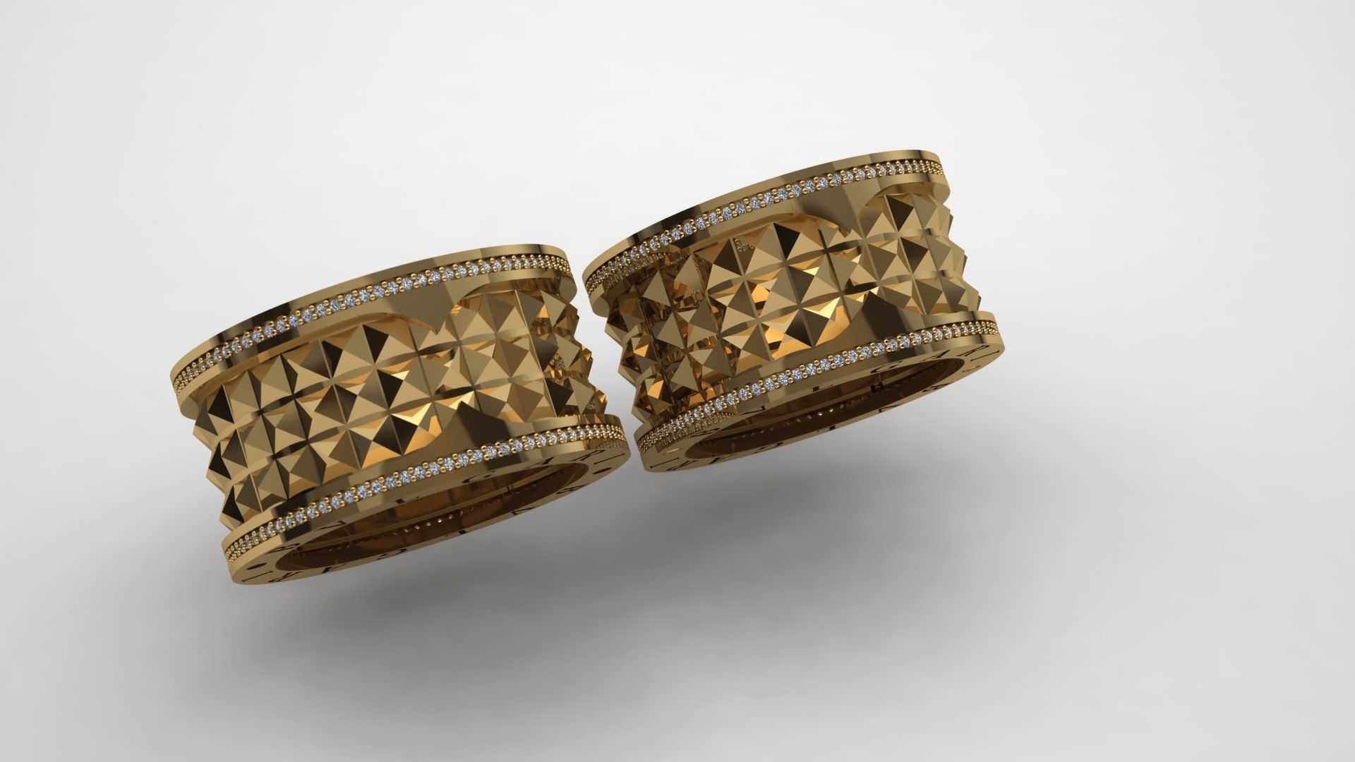 Bvlgary Ring 3D print model_7