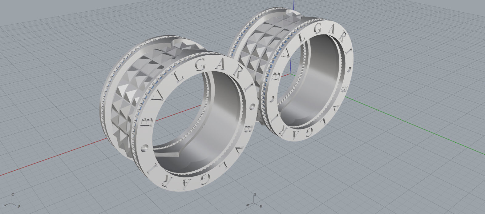 Bvlgary Ring 3D print model_15