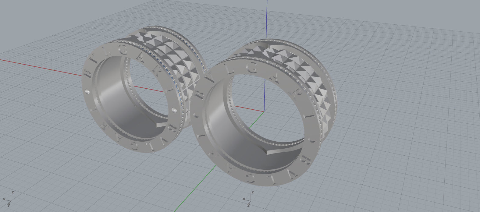 Bvlgary Ring 3D print model_14