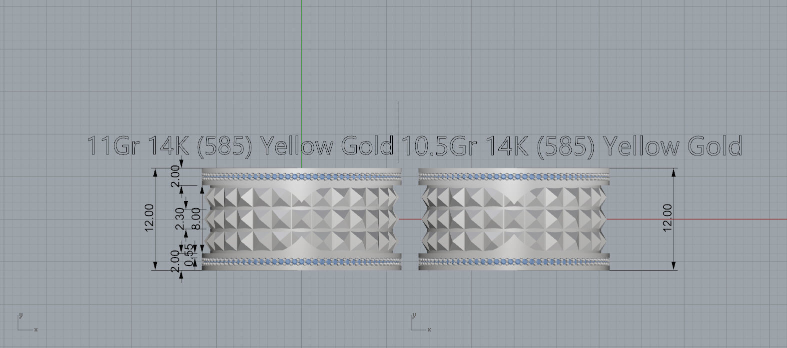 Bvlgary Ring 3D print model_3