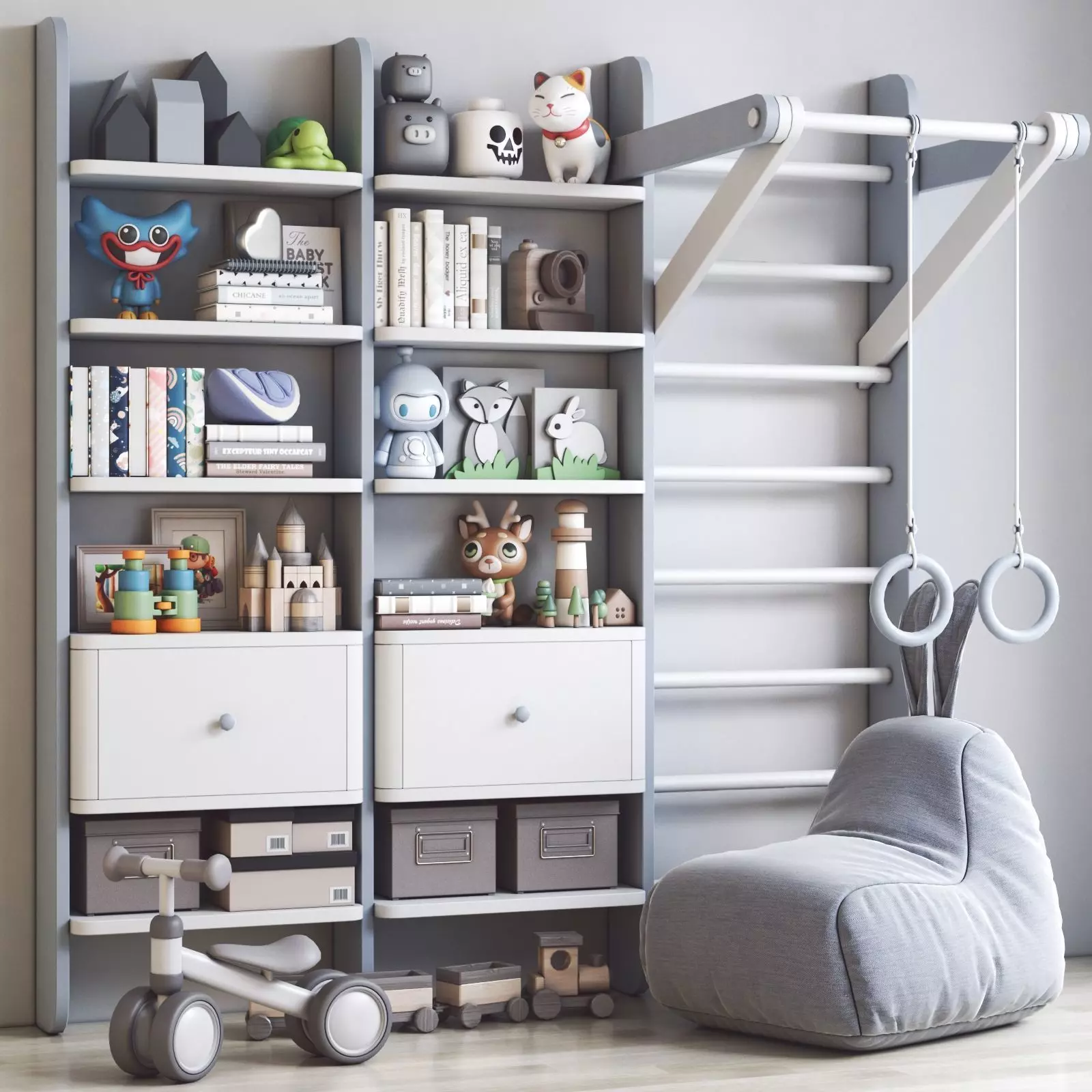 Furniture for nursery 20 3D model_0