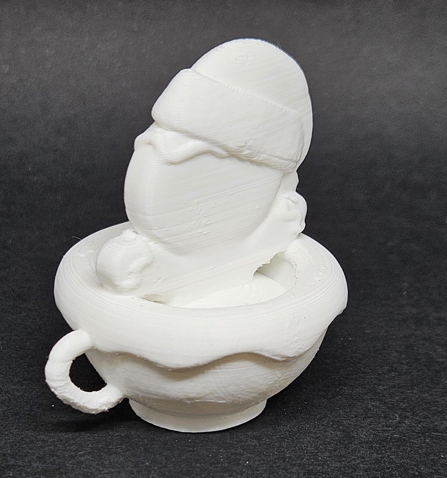 Gingerbread Man Cup 3D print model_11