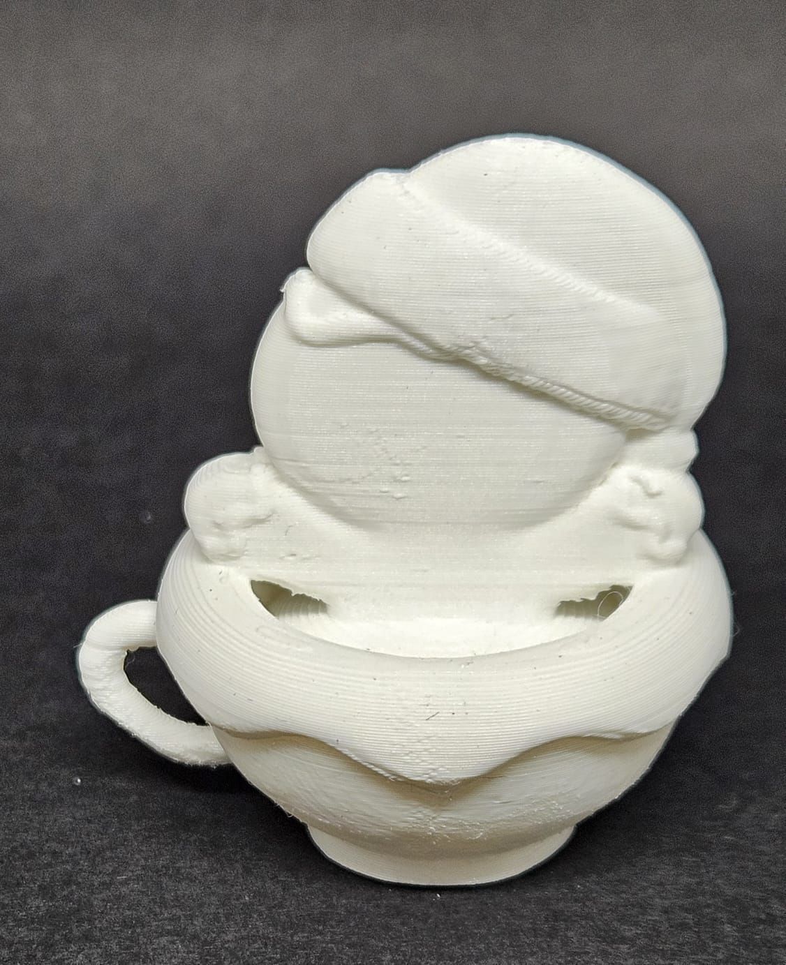 Gingerbread Man Cup 3D print model_8