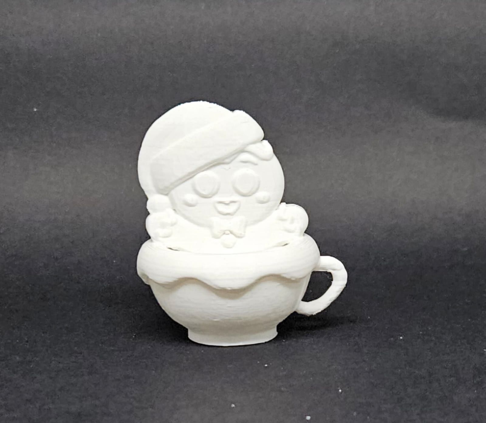 Gingerbread Man Cup 3D print model_12