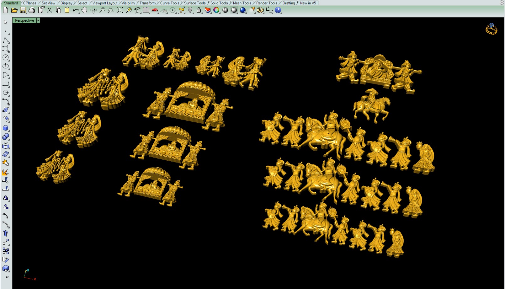 Dulhanset 3size stl file 3D print model_4