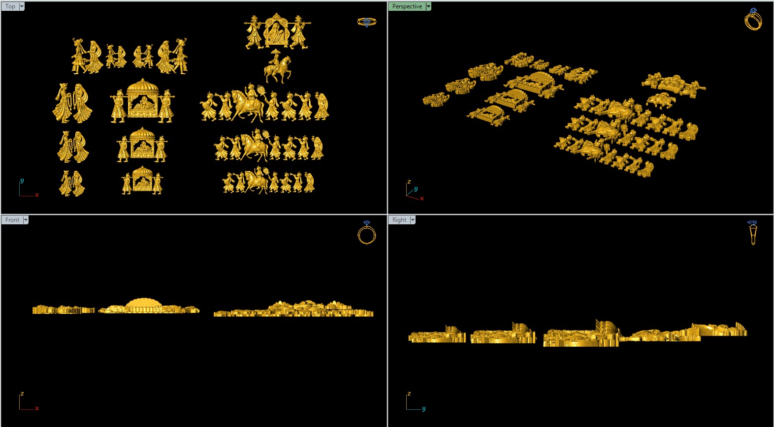 Dulhanset 3size stl file 3D print model_2