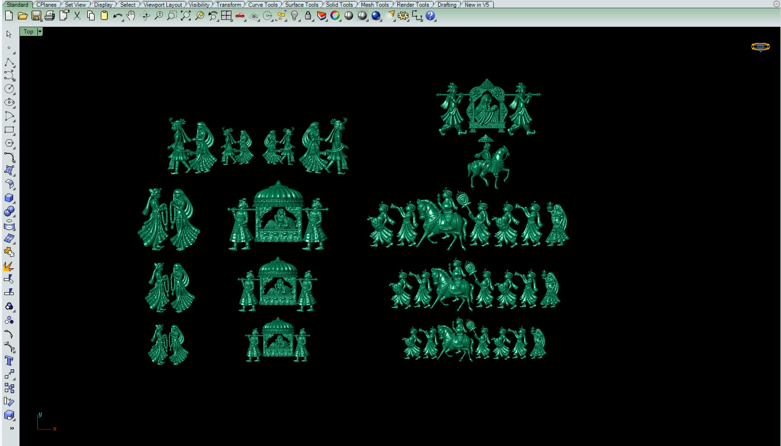 Dulhanset 3size stl file 3D print model_5