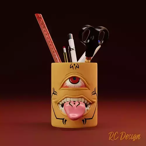 pencil holder of Sukuna from Jujutsu Kaisen lapicero
