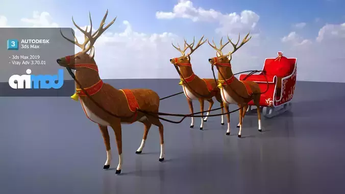 Sleigh 3D model