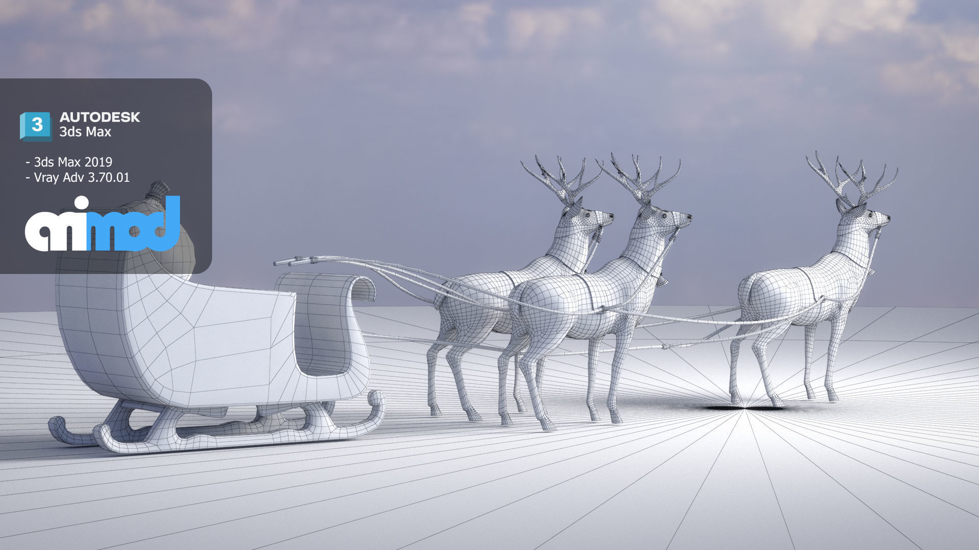Sleigh 3D model_8