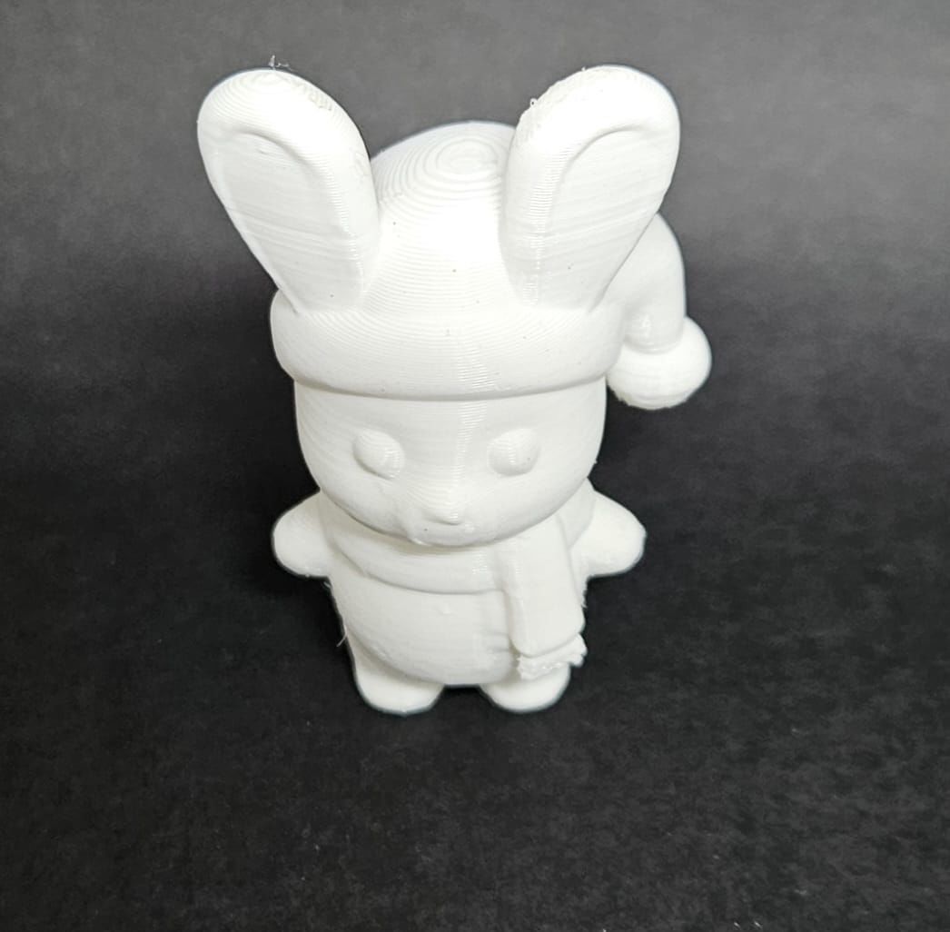 Xmas Cute Bunny 3D print model_14