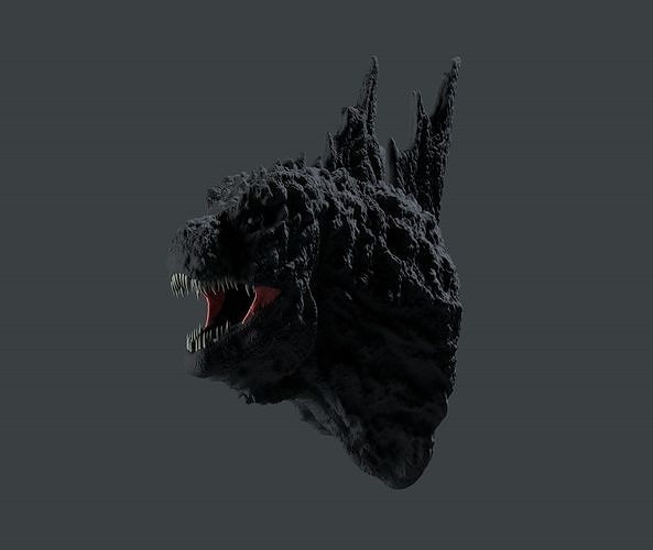 Minus One Godzilla Odo STL head Free 3D print model