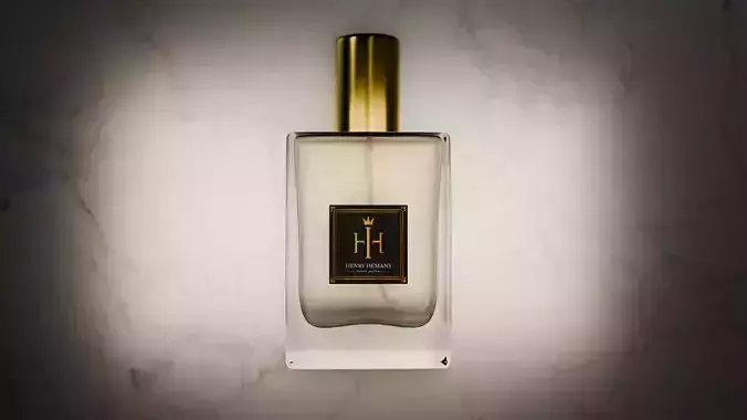 Henry Hemans Perfume Bottle 3D Model Free Blender