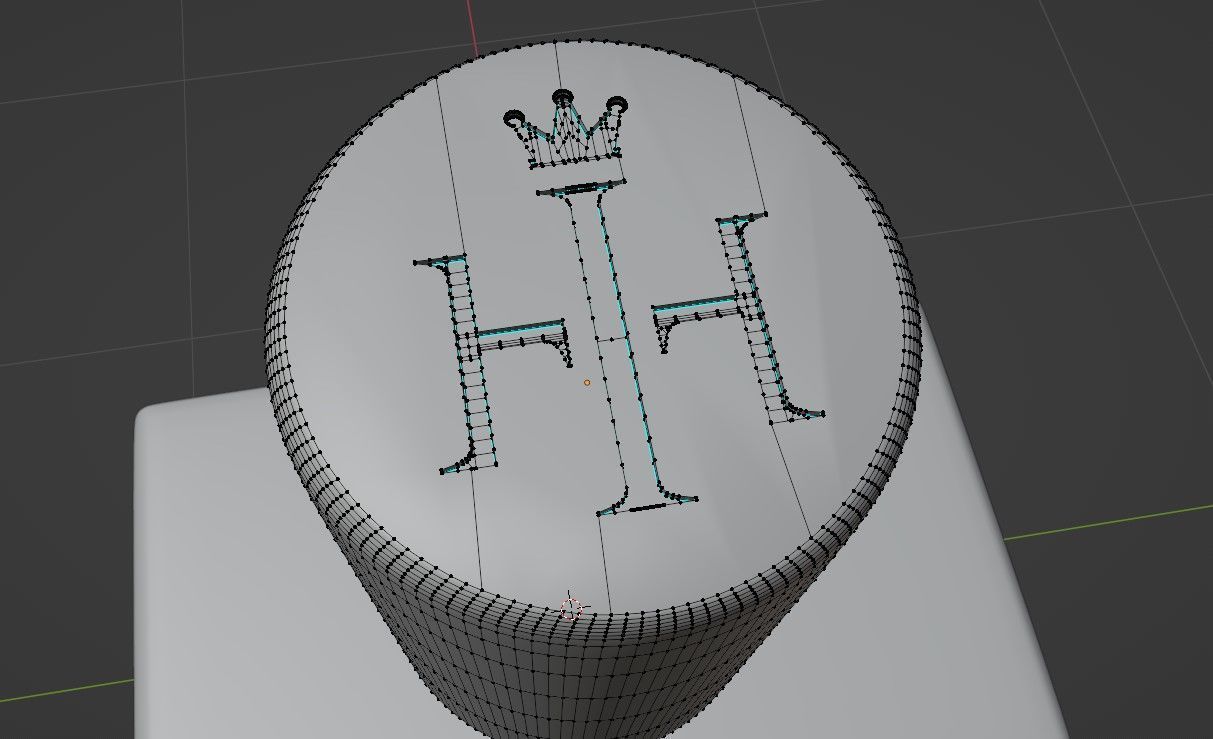 Henry Hemans Perfume Bottle 3D Model Free Blender Free low-poly 3D model_3