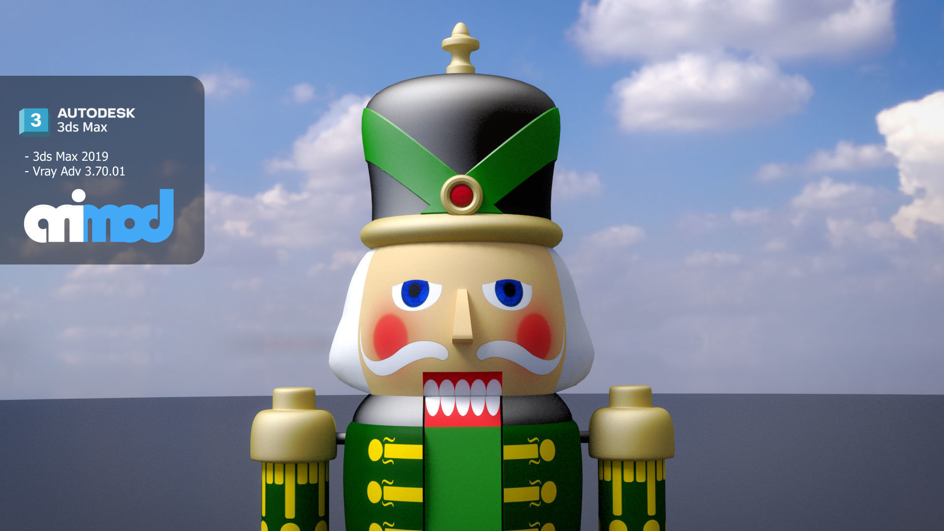 Nutcracker 3D model_2