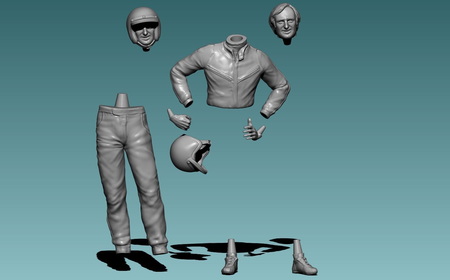 CHRIS AMON  FIGURE 3D print model_7