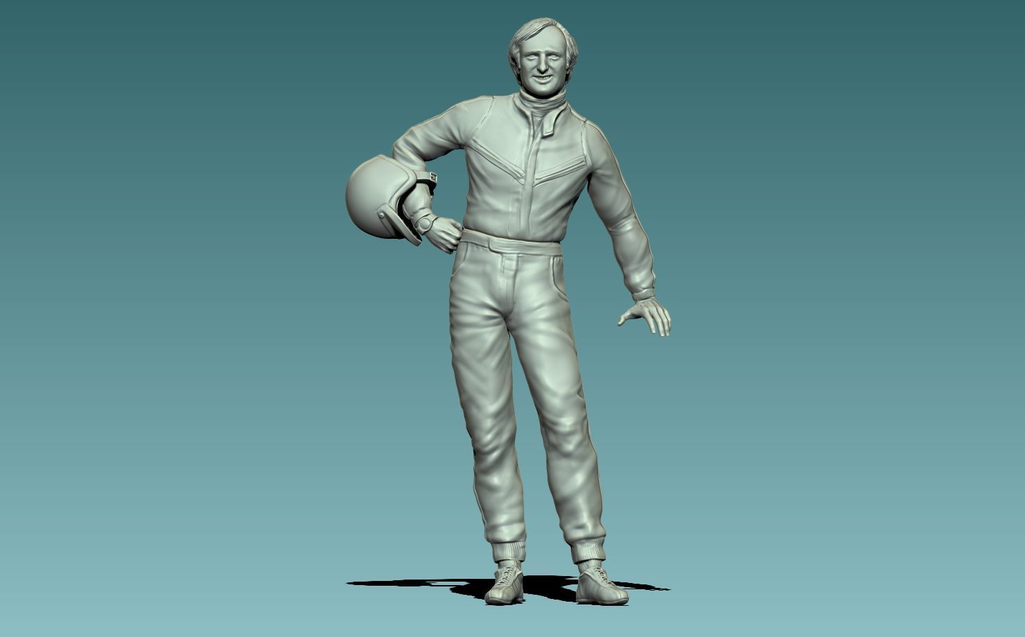 CHRIS AMON  FIGURE 3D print model_11