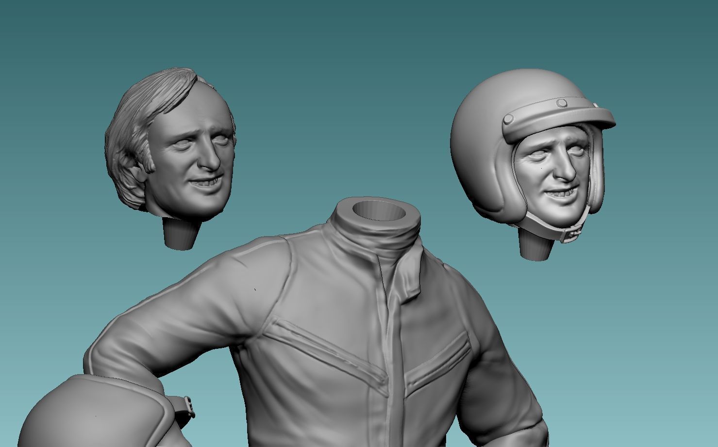 CHRIS AMON  FIGURE 3D print model_4