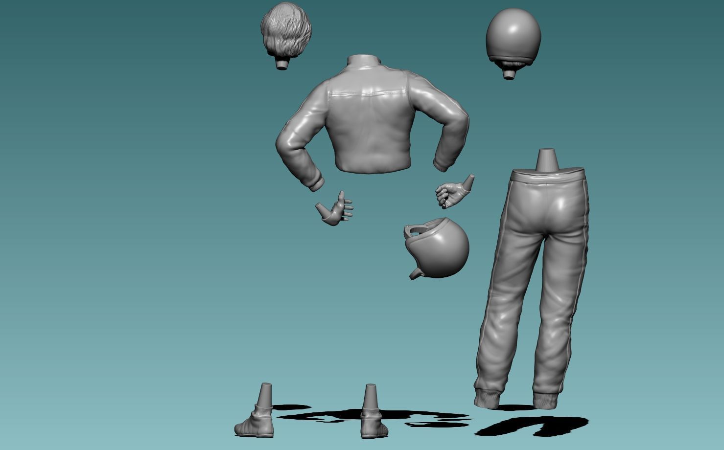 CHRIS AMON  FIGURE 3D print model_6