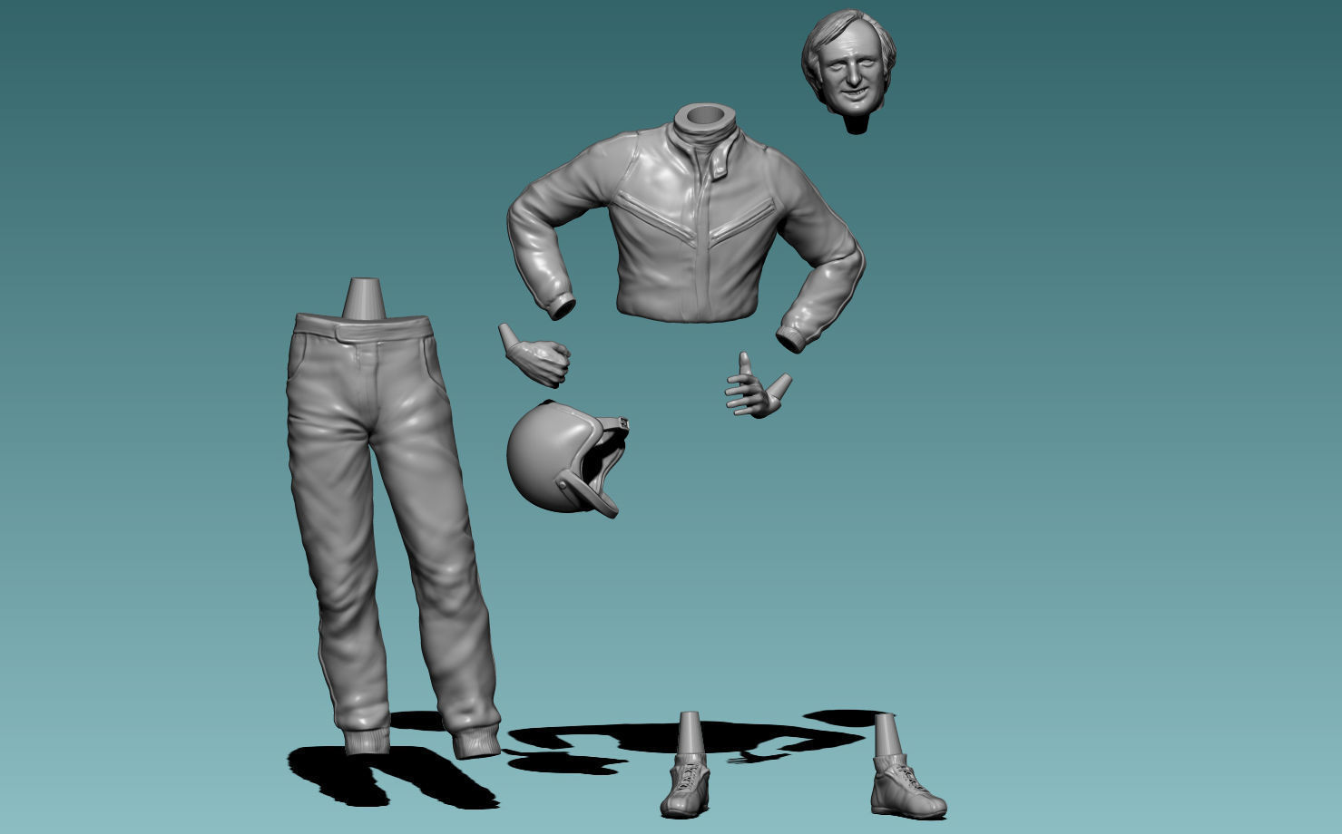 CHRIS AMON  FIGURE 3D print model_9