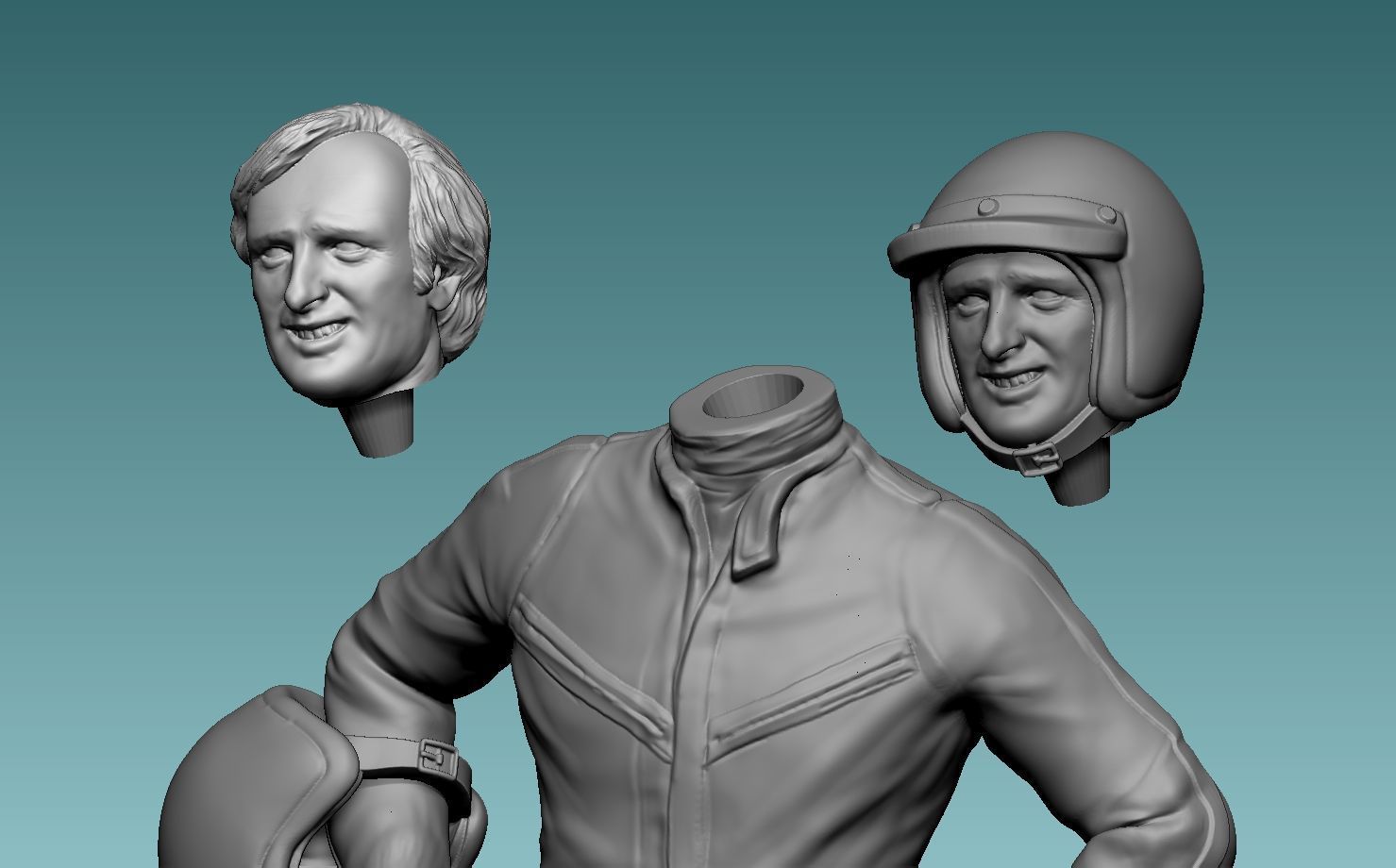 CHRIS AMON  FIGURE 3D print model_5