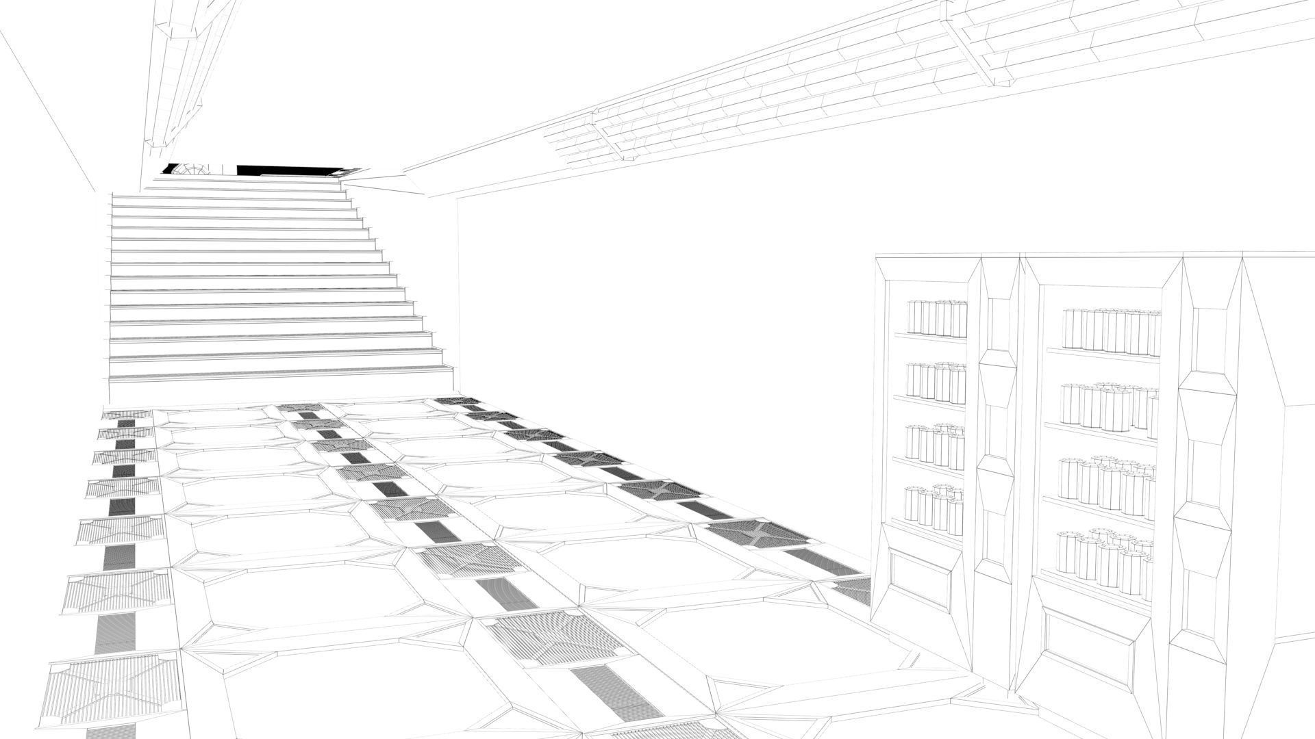 Si-Fi Railway station 3D model_15