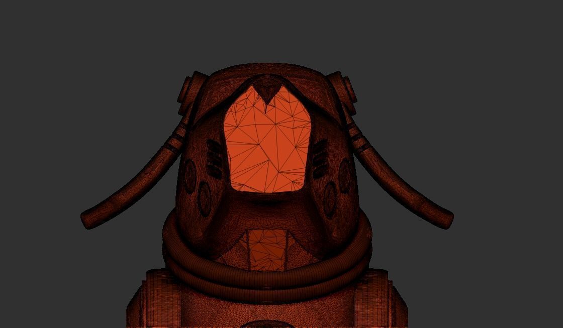 Vintage Tekno the Robotic Puppy 3d printable model 3D print model_7