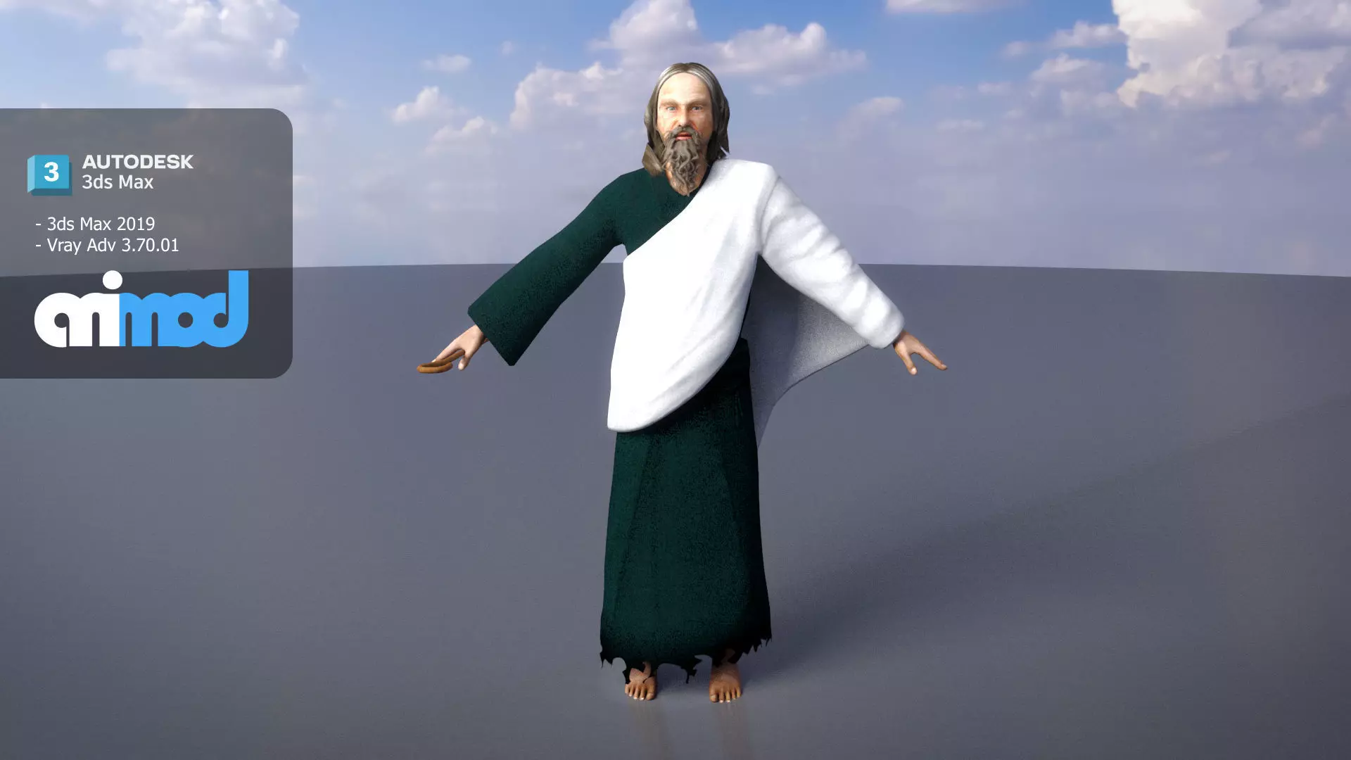 Shepherd 3D model_0