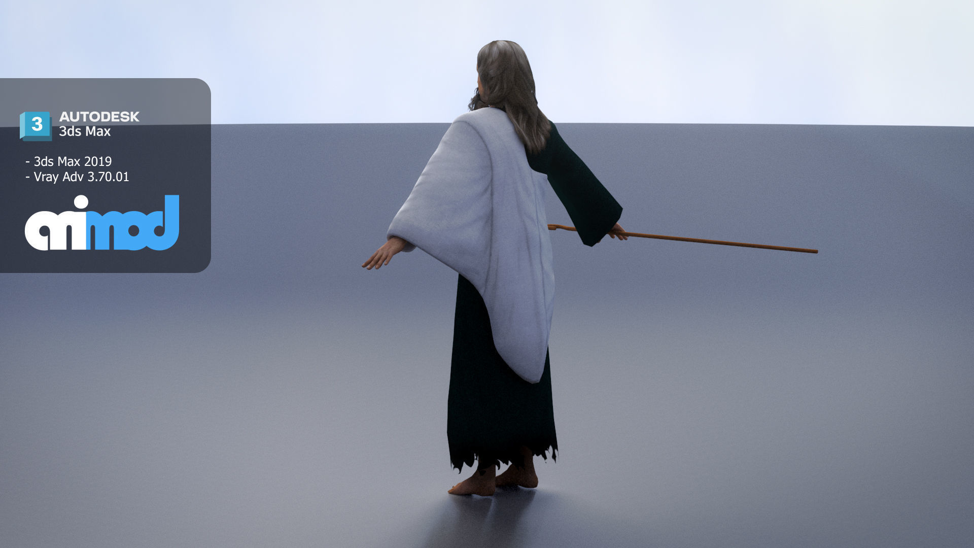 Shepherd 3D model_4