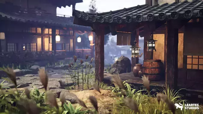 Feudal Japanese Castle Environment