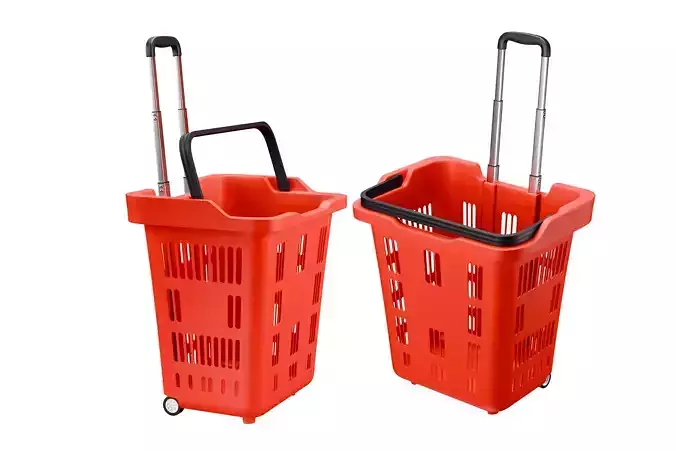 Rolling Shopping Basket