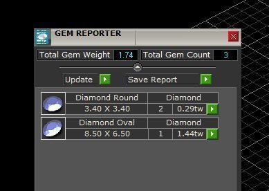 Three Stone Engagement Ring 3D print model_4