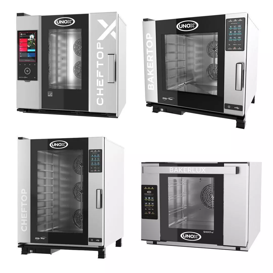 Unox combi oven pack 3D Model Collection_0