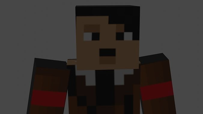 Hitler Low-poly 3D model