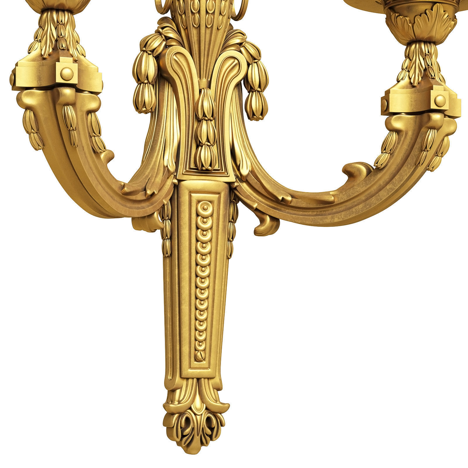 Mathieu Lustrerie Louis XVI Applique with 2 lights 3D model_5