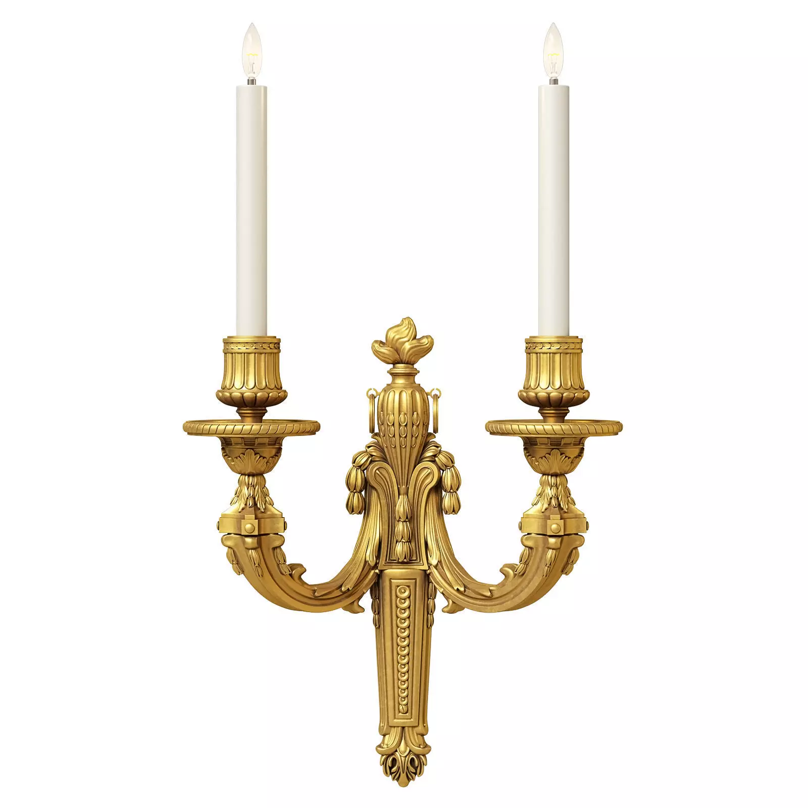 Mathieu Lustrerie Louis XVI Applique with 2 lights 3D model_0