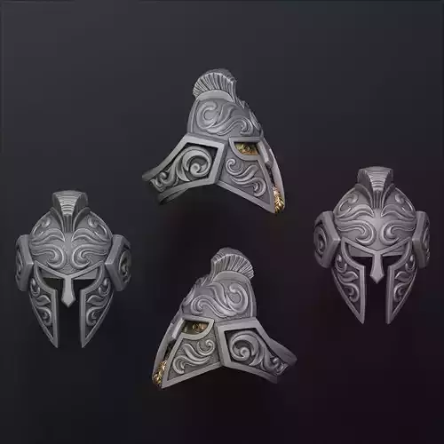Warrior Helmet Ring v3