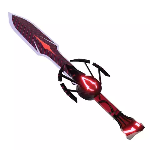 Dark Red Fantasy Dagger