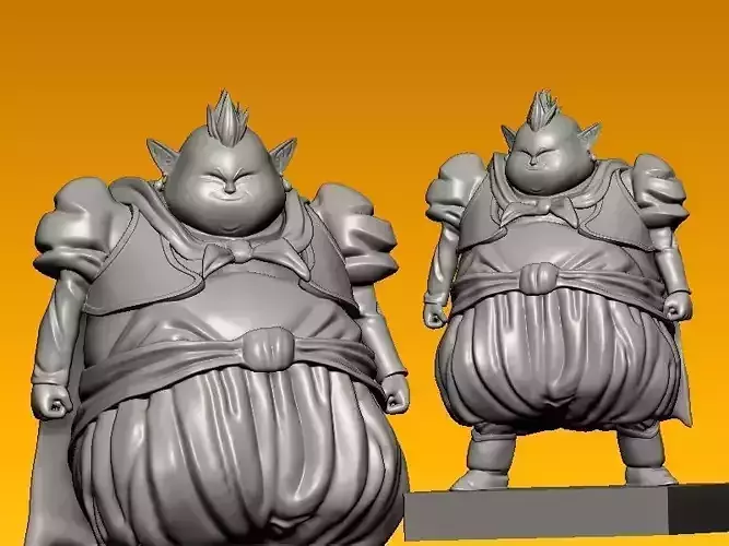 Majin Boo obesity Dragon ball Z model - 3D print