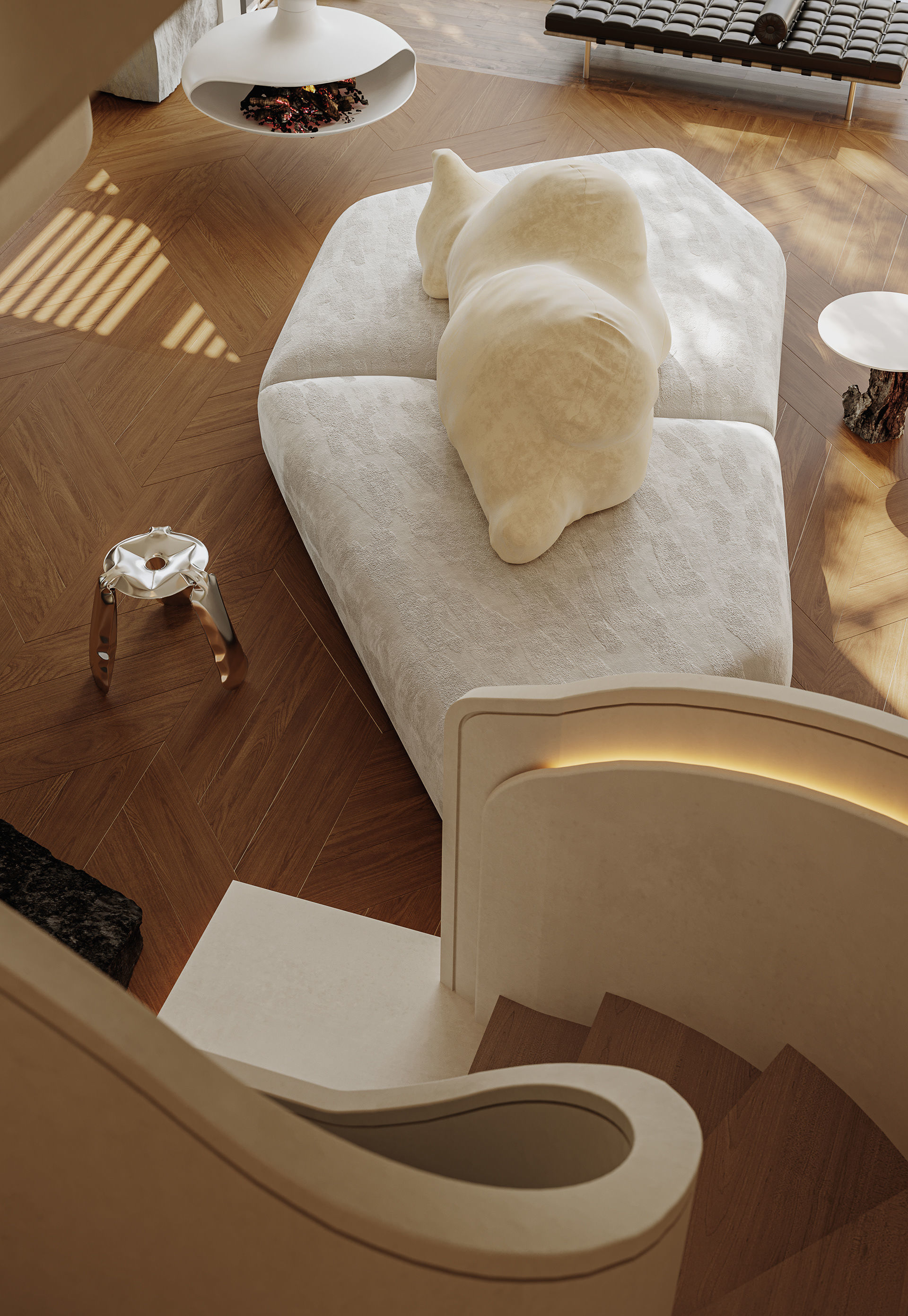 Living Room 3D model_6