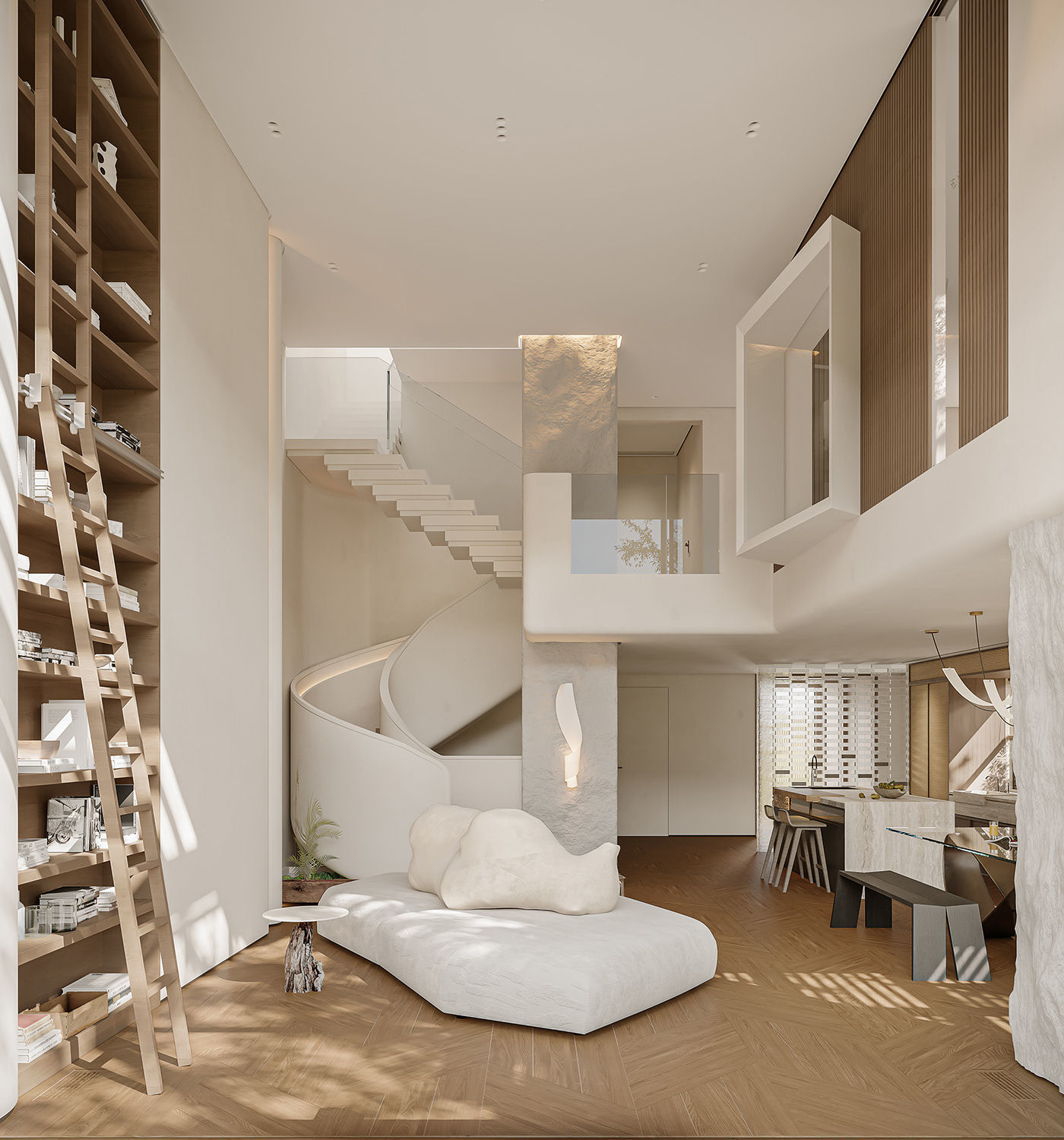 Living Room 3D model_1